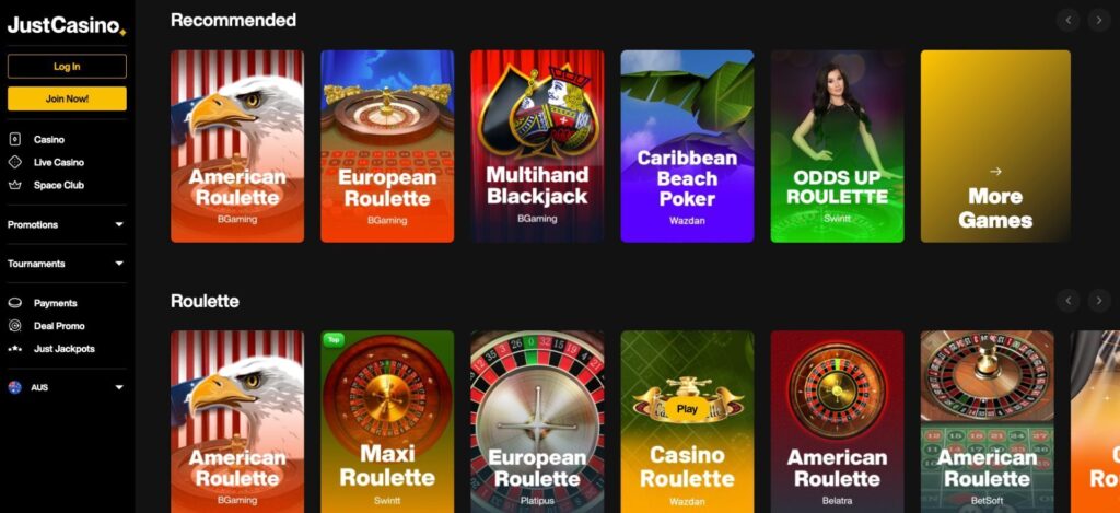 just casino recommended slots